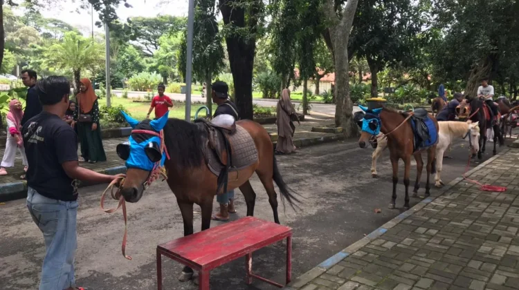 Libur Lebaran, Wahana Kuda Balekambang Diserbu Pengunjung