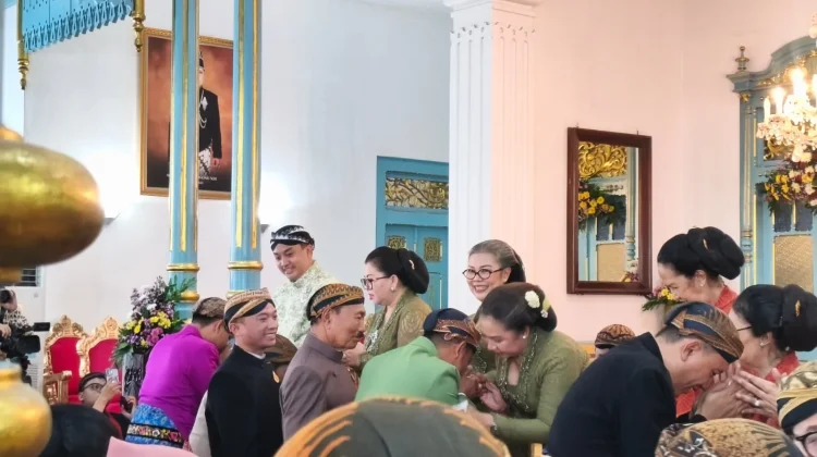 Pakubuwono XIV Purboyo Gelar Halal Bihalal di Sasana Narendra