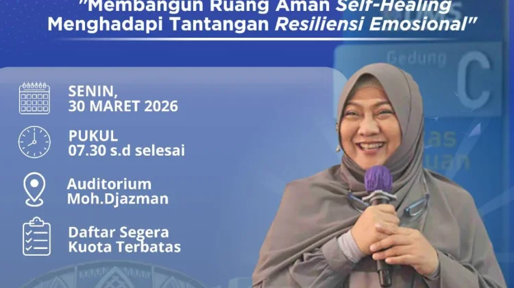 Hadirkan dr. Aisah Dahlan, UMS Gelar Seminar Self-Healing dan Kesehatan Mental