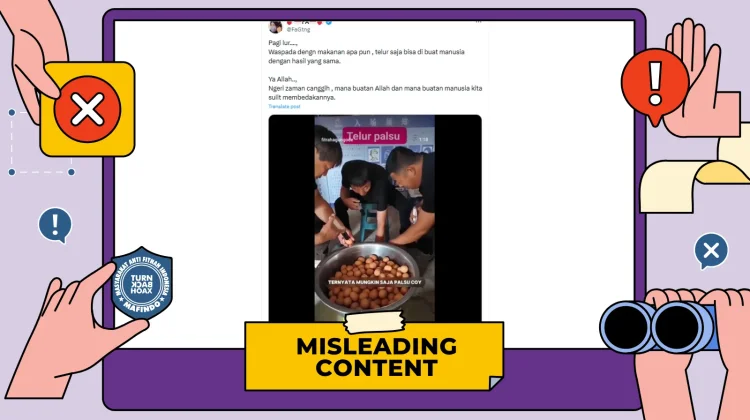 Viral Video Telur Buatan, ternyata Gabungan Rekaman Lama