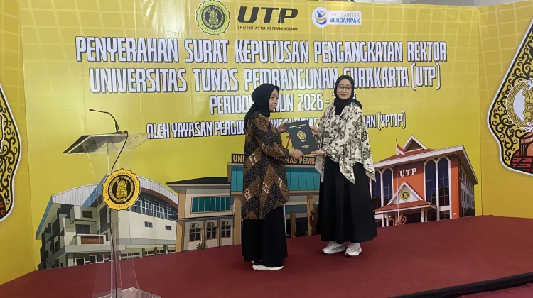 Prof. Winarti Kembali Pimpin UTP Surakarta Periode 2026-2030