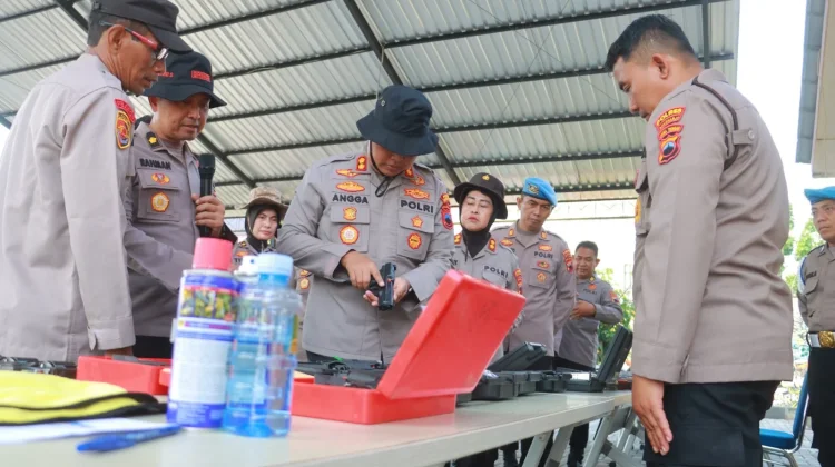 Demi Keamanan Warga, Polres Sukoharjo Pastikan Senpi dan Ranmor Siap Pakai