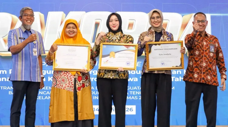 Pemkot Surakarta Raih Penghargaan Penyusunan PJPK Berkualitas 2025