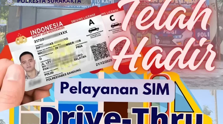 Satlantas Polresta Surakarta Resmi Luncurkan Layanan SIM Drive-Thru
