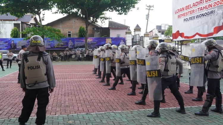 Latihan TFG, Polres Wonogiri Fokus Pengamanan Silat