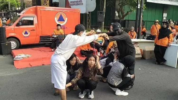 Pengurangan Resiko, BPBD Klaten Gelar Kampanye Sadar Bencana