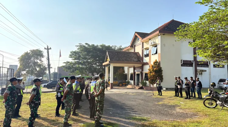 Seratus Personel Amankan Longmarch PSHT Purwantoro Wonogiri