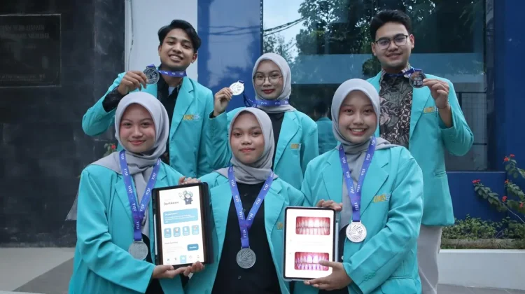 Skrining Gigi Berbasis AI, Tim FKG UMS Raih Silver Medal di YISF 2026