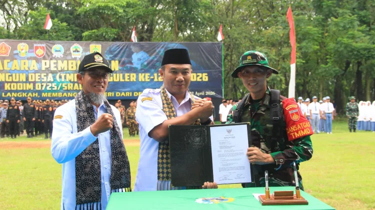 Sekda Jateng Buka TMMD Reguler 128 di Sragen
