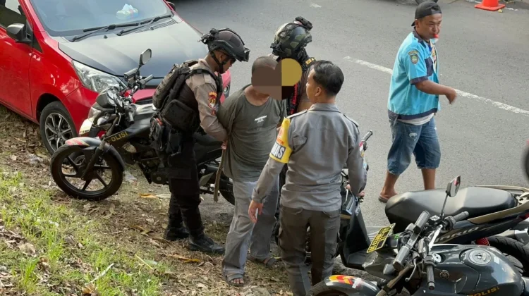 Hampir Diamuk Massa, Tim Sparta Amankan Pelaku Pelecehan di Bendungan Tirtonadi