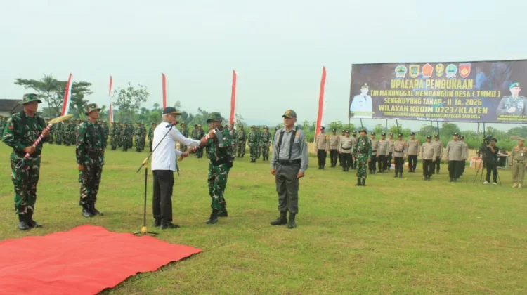 Pemerataan Pembangunan, TMMD Klaten Berlangsung di Desa Solodiran