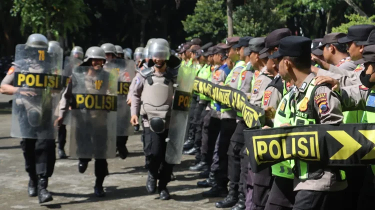 Antisipasi Demo Mayday, 430 Personel Polres Sragen Dikerahkan Gelar Sispamkota