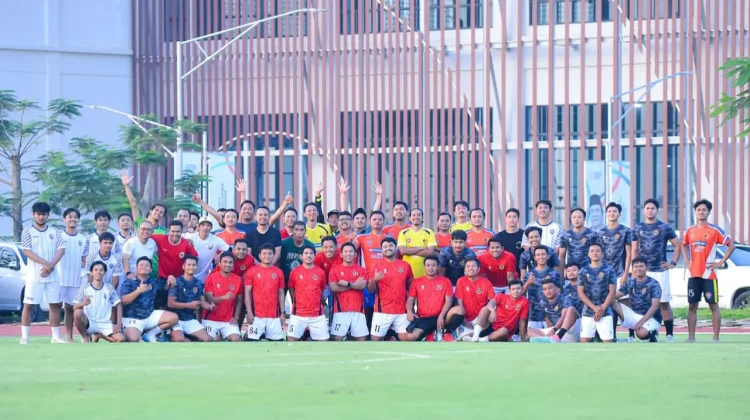 Jajal Lapangan PPPI Delingan, Wartawan Solo-Semarang Kagumi Fasilitas NPC