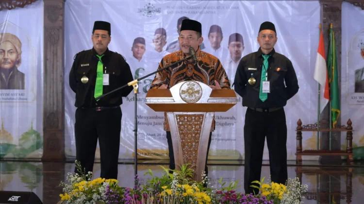 HBH PCNU Karanganyar, Bupati Rober Ajak Warga NU Perkuat Ketahanan Pangan