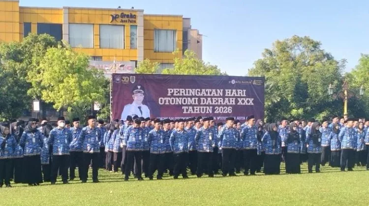 Hari Otda, Pemkab Klaten Gelar Upacara Secara Sederhana