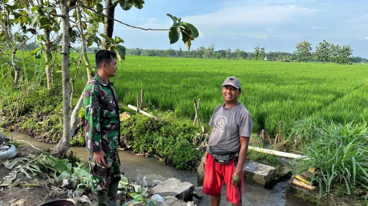 Hangatnya Obrolan di Pematang: Kala Petani Pelemgadung "Curhat" ke Satgas TMMD
