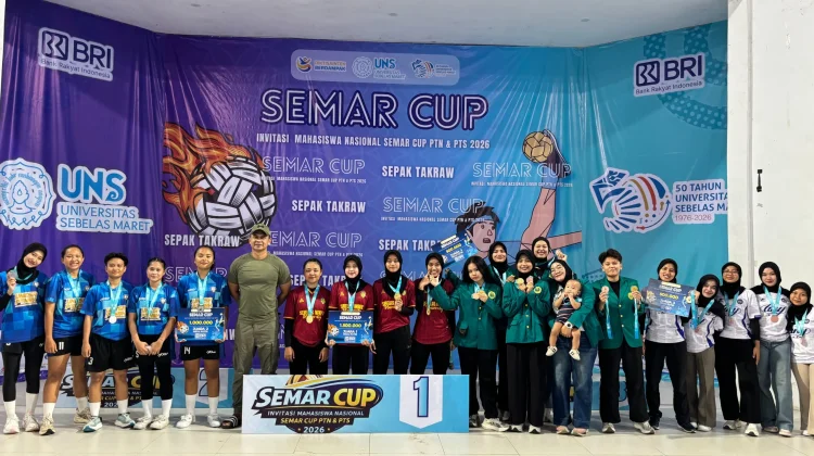 Semar Cup UNS Dorong Regenerasi Atlet Takraw Mahasiswa