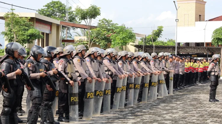 Polres Sukoharjo Gelar Apel Kesiapan Personel, Antisipasi Kontinjensi May Day