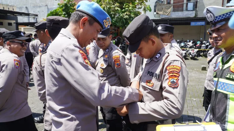 Polres Sukoharjo Gelar Apel Pengamanan May Day di Kartasura