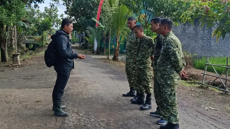 Sukseskan TMMD Reg ke-128 Kodim Sragen, Bakorlap Pendim "Turun Gunung" Pantau Situasi