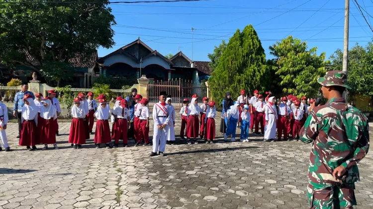 Siswa SDN Plumbungan 4 Sragen Terinspirasi Satgas TMMD, Cita-cita Jadi Tentara