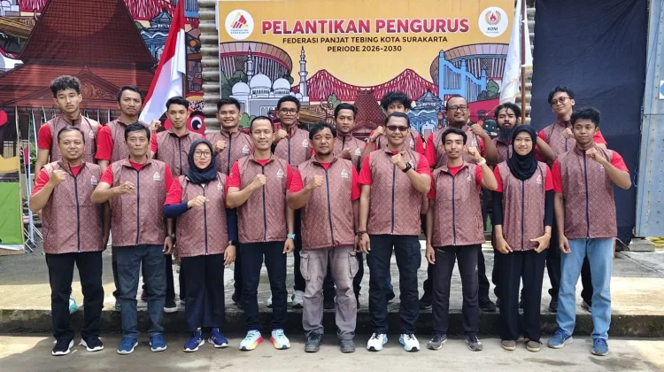 Pengurus FPTI Surakarta Dilantik, Target Pertama Juara Umum PORPROV 2026