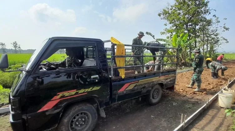 Peran Praka Dian Dukung Kelancaran TMMD Sragen