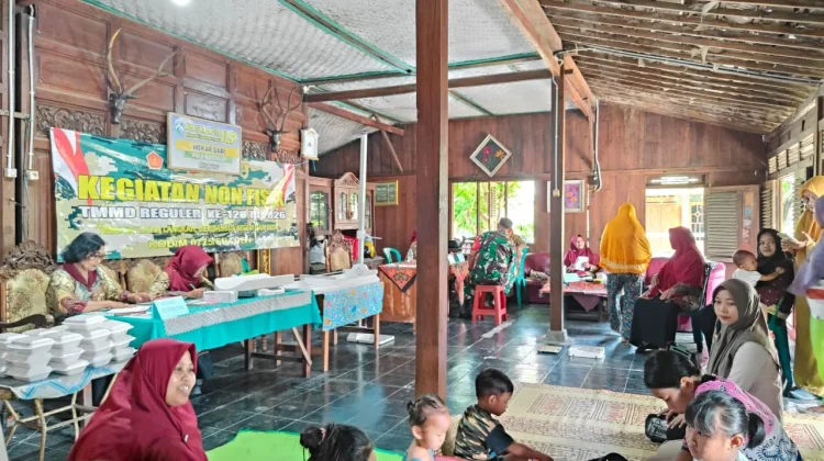 TMMD Sragen Optimalkan Layanan Posyandu untuk Kesehatan Warga Desa Puro