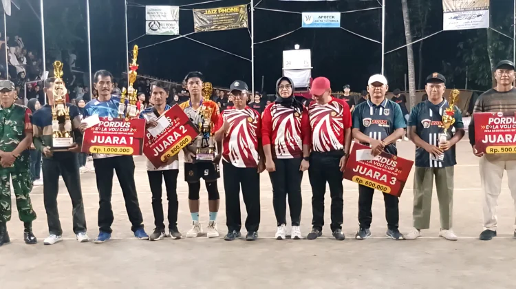 Pengamanan Humanis Polisi Warnai Final Voli Ngadirojo