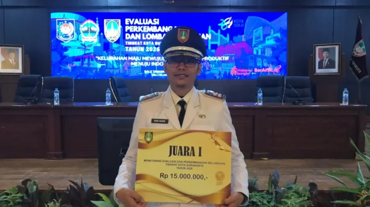 Kelurahan Banjarsari Juara 1 Lomba Kelurahan Tingkat Kota Surakarta 2026