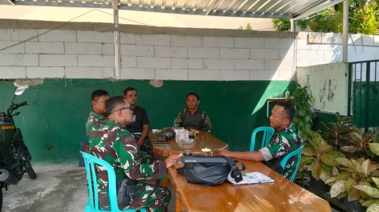 Arahan Danramil Jadi Penyemangat Satgas TMMD di Desa Puro