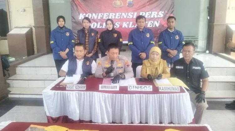 Polres Klaten Amankan Pelaku Kekerasan Seksual Terhadap Anak