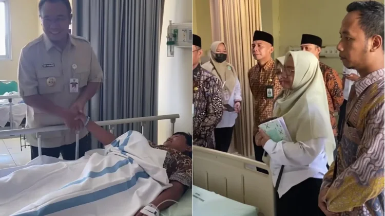 Lazismu Sragen Tanggung Pengobatan Korban Atap Ambrol MTs Muhammadiyah 4