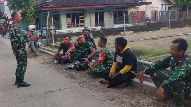 Pasiter Kodim Sragen Tinjau Progres TMMD dan Beri Motivasi Satgas
