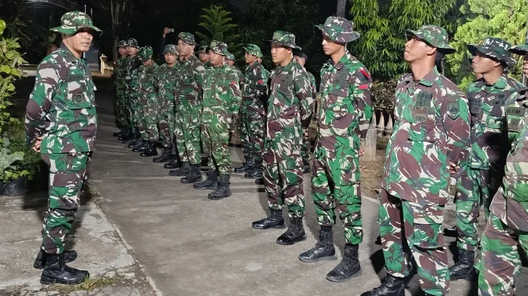 TMMD Desa Puro, Danramil Karangmalang Tekankan Disiplin dan Humanis