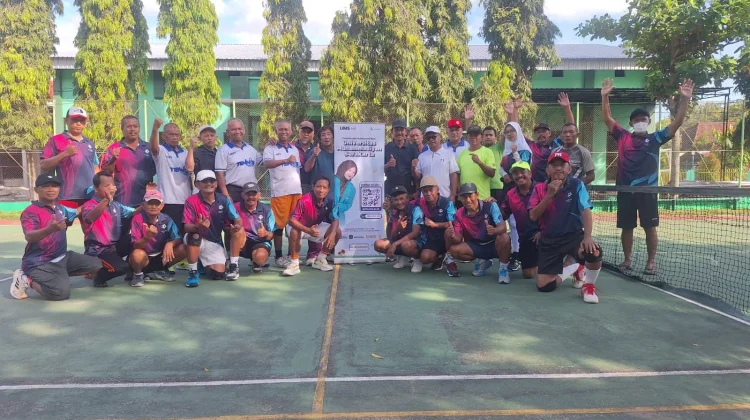 UMS gencarkan Promosi PMB lewat Tenis Persahabatan di SMAN 1 Slahung Ponorogo