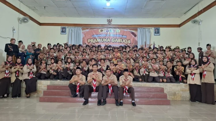 Sebanyak 94 Pramuka Garuda Giritontro Resmi Dilantik