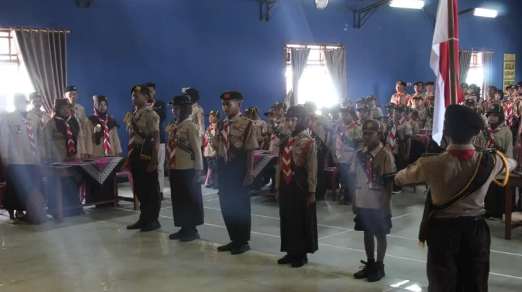 Sebanyak 119 Pramuka Garuda Girimarto Resmi Dilantik Khidmat