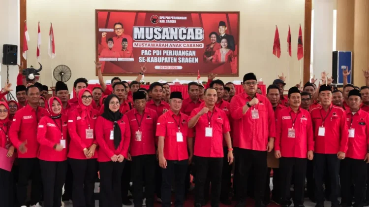 Targetkan Setiap Kecamatan 1 Legislatif, PDI-P Sragen Mulai Tata Pengurus Ranting