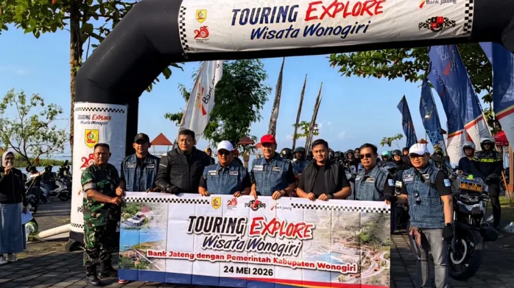 Touring Hari Jadi Wonogiri Promosikan Wisata Pantai Selatan