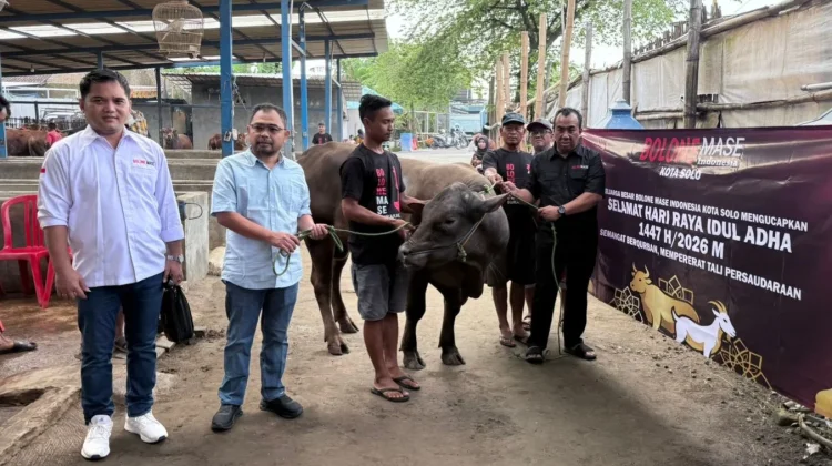 Relawan Bolone Mase Indonesia Salurkan Hewan Kurban di Kota Solo