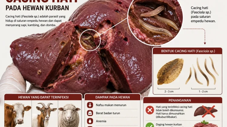 Kasus Cacing Hati Masih Ditemukan Pada Hewan Kurban Wonogiri