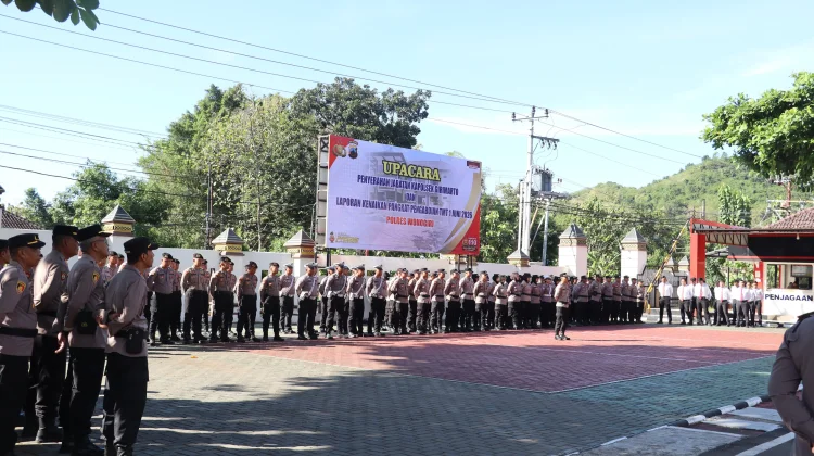Polres Wonogiri Gelar Sertijab Dan Kenaikan Pangkat