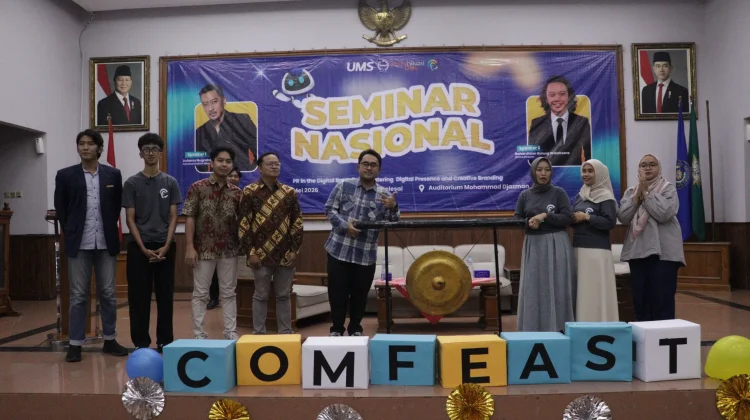 Prodi Ilkom UMS Bahas Creative Branding dan Manajemen Isu Digital di COMFEAST 2026