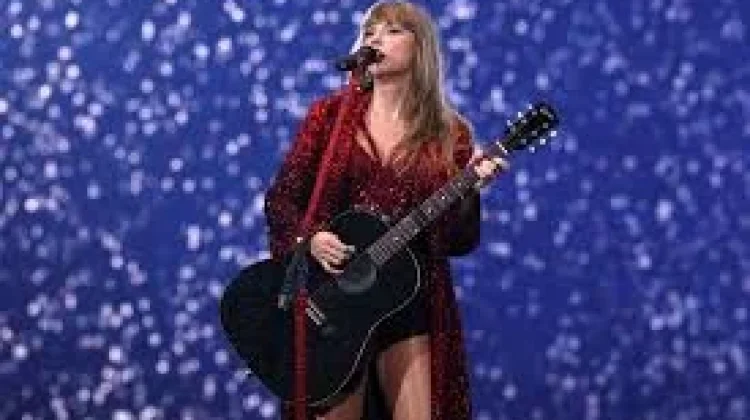 Taylor Swift Kirim Gitar dan Surat untuk Fans Cilik usai Video Viral