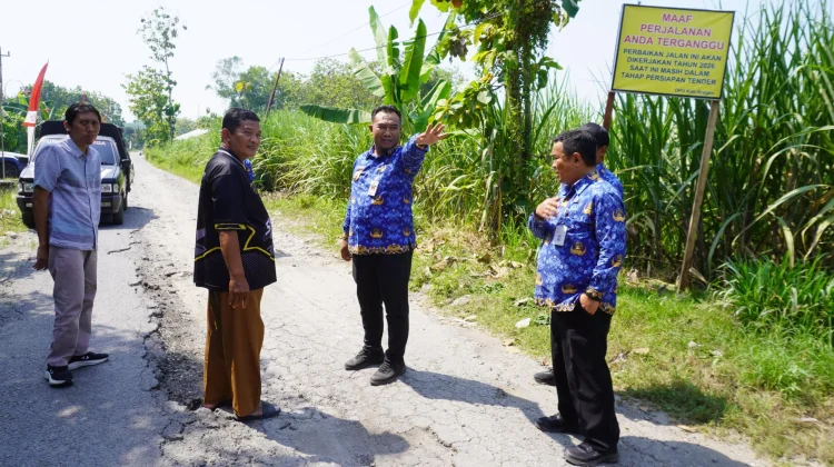 Bupati Sragen Tinjau Perbaikan 7 Ruas Jalan di Tiga Kecamatan