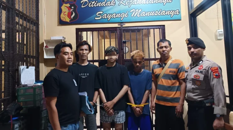 Polres Sragen Ringkus Komplotan Begal Bersenjata Karambit