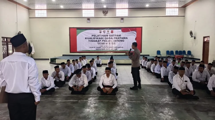 Gandeng Polres, Baznas Karanganyar Latih 50 Calon Satpam Bersertifikat