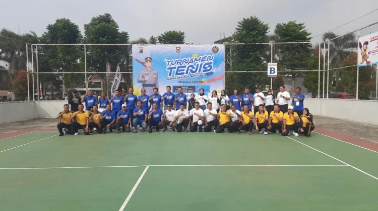 Polres Boyolali Gelar Turnamen Tenis Sambut Hari Jadi Kabupaten dan Bhayangkara