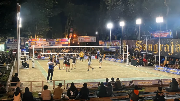 Turnamen Voli Antar Dusun Jadi Ajang Pemersatu Warga